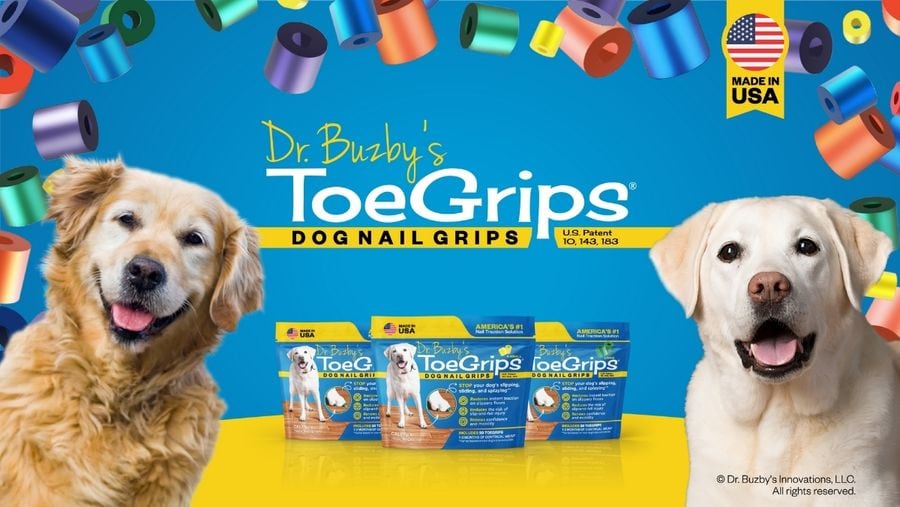 Dr. Buzby's ToeGrips dog nail grips 