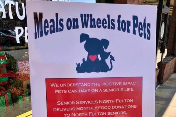 meals on wheels for pets flyer, photo