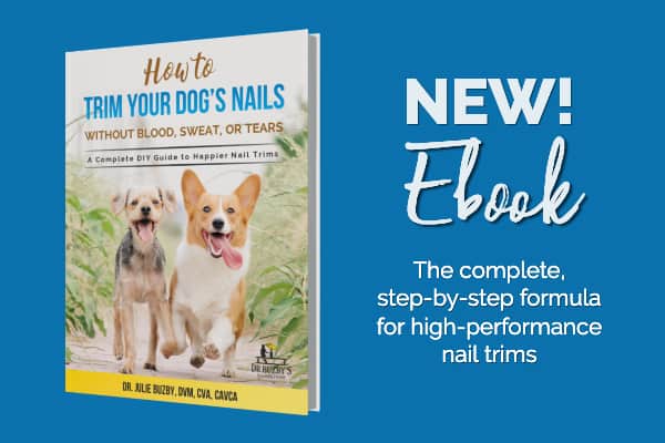 cover of ebook titled How to Trim Your Dog's Nails by Dr. Julie Buzby, image