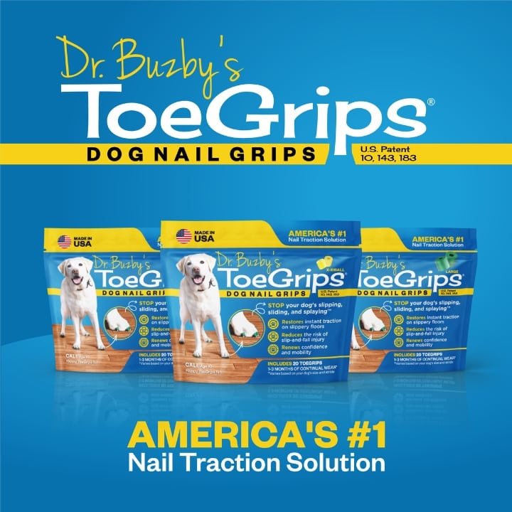 Dr. Buzby's ToeGrips® Dog Nail Grips – Dr. Buzby's Wholesale